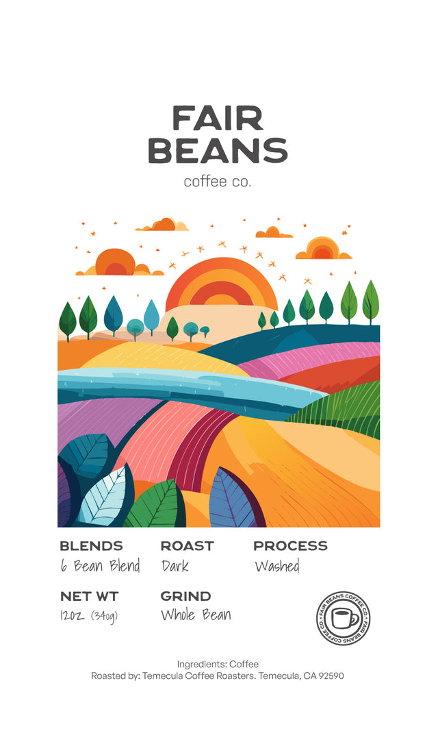 6 Ethos Espresso Blend Coffee Beans - Dark Roast