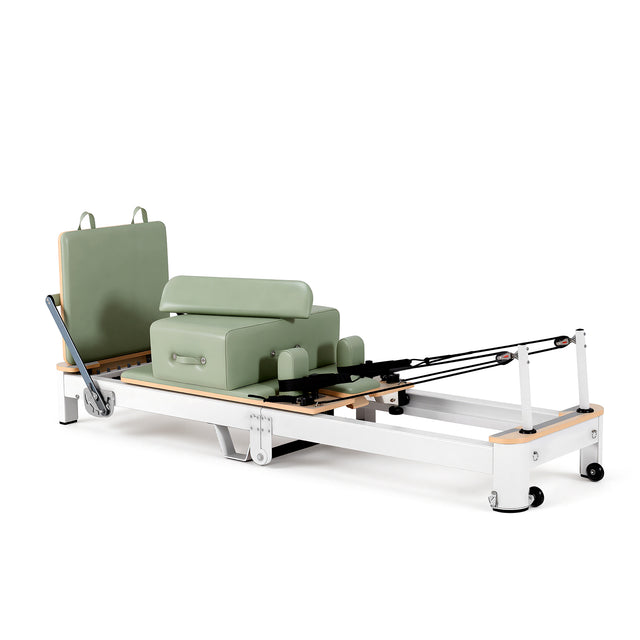 Aluminum Foldable Pilates Reformer - Sage