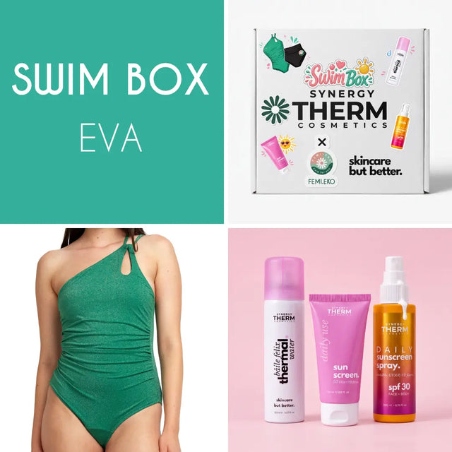 Synergy Therm × Femi.Eko Swim Box Eva | Period Swimsuit + Sun Protection