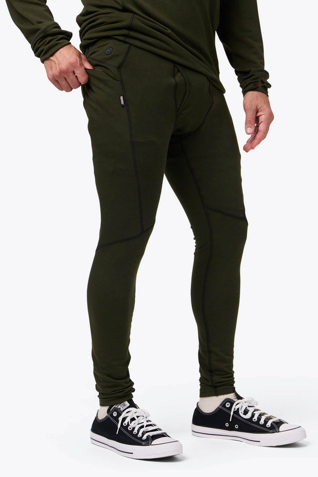 Baselite Heated Baselayer Pant Men’s - Forest Green
