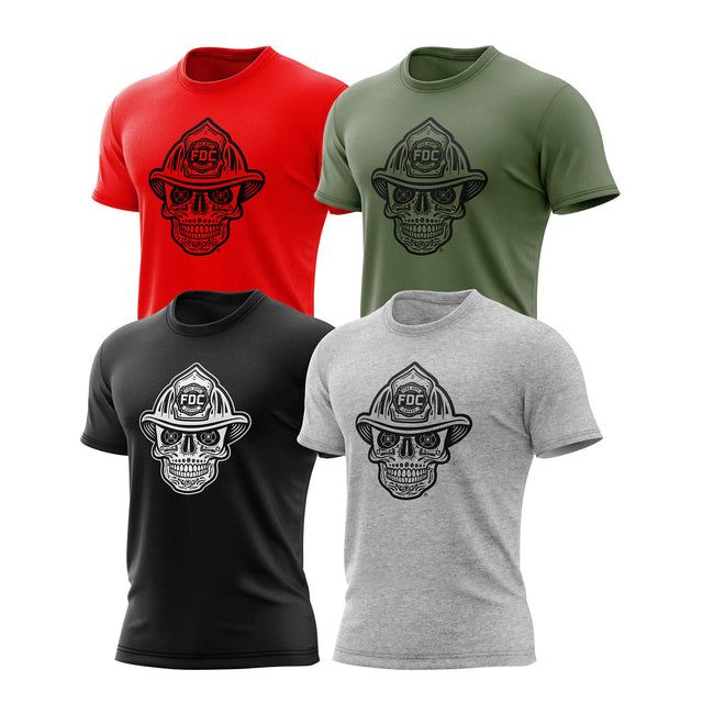 Firefighter Skull Shirt