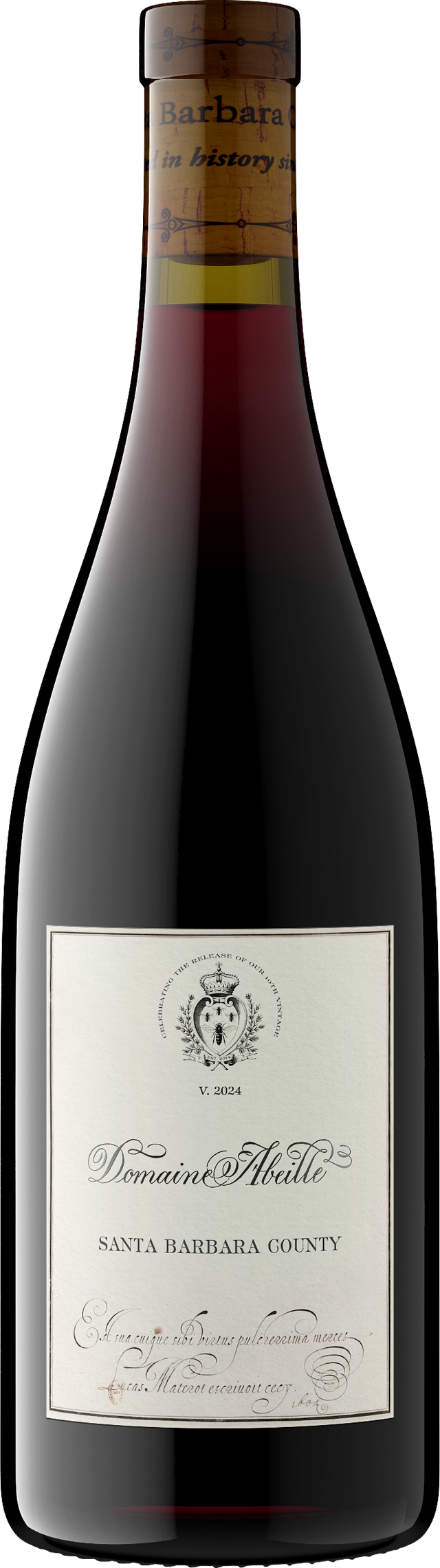Domaine Abeille 2024 Red Blend (10th Anniversary) Santa Barbara County, California