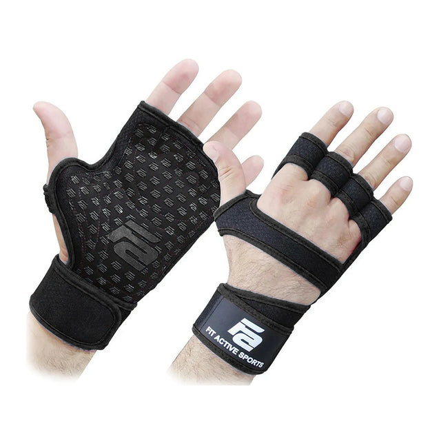 BP - 60% Off RX1 Ventilated Weight Lifting Gloves with Wrist Wraps