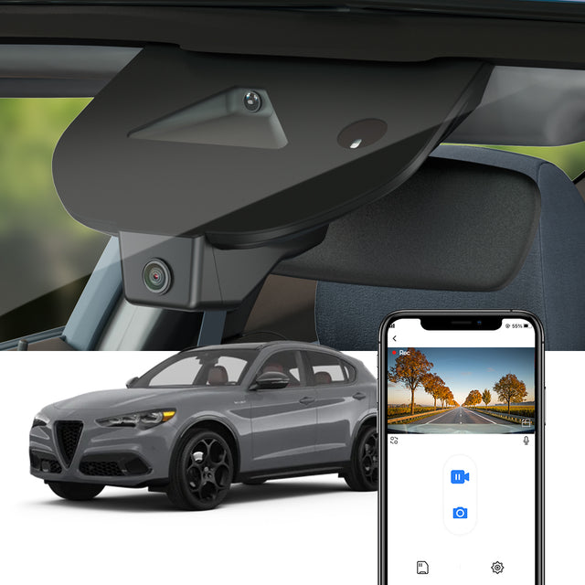 FITCAMX Dash Cam for Alfa Romeo Stelvio 2025 2026 2027