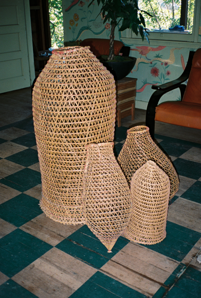 Vintage Puglian Fishing Traps, Set of Four