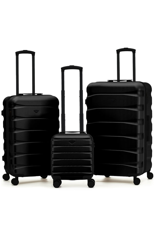 SAFIR TRUNK 3-Piece Suitcase Set (40x30x20cm + Medium + Large)