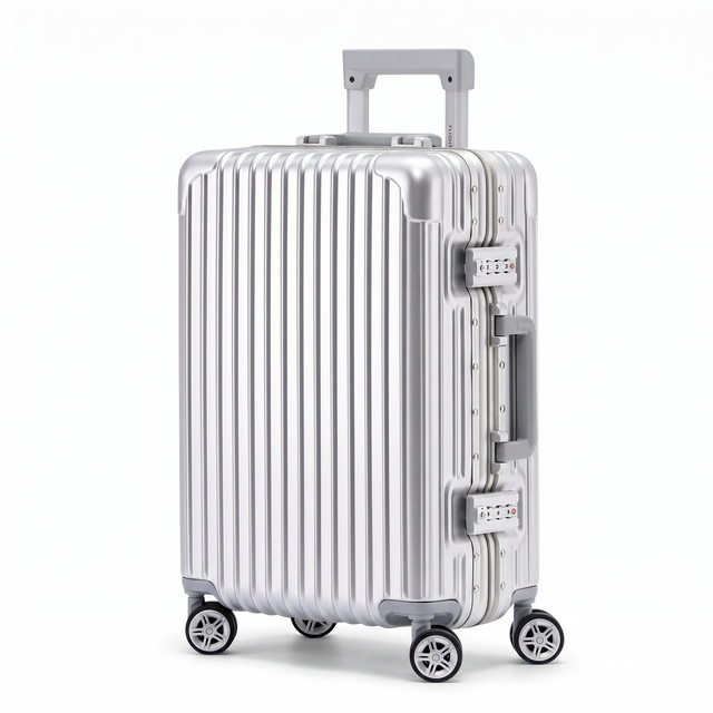 55x35x20cm SILVER Carry-On Cabin Case