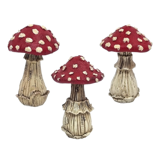 Red Mushroom 7cm - Assorted - Terrarium Decoration
