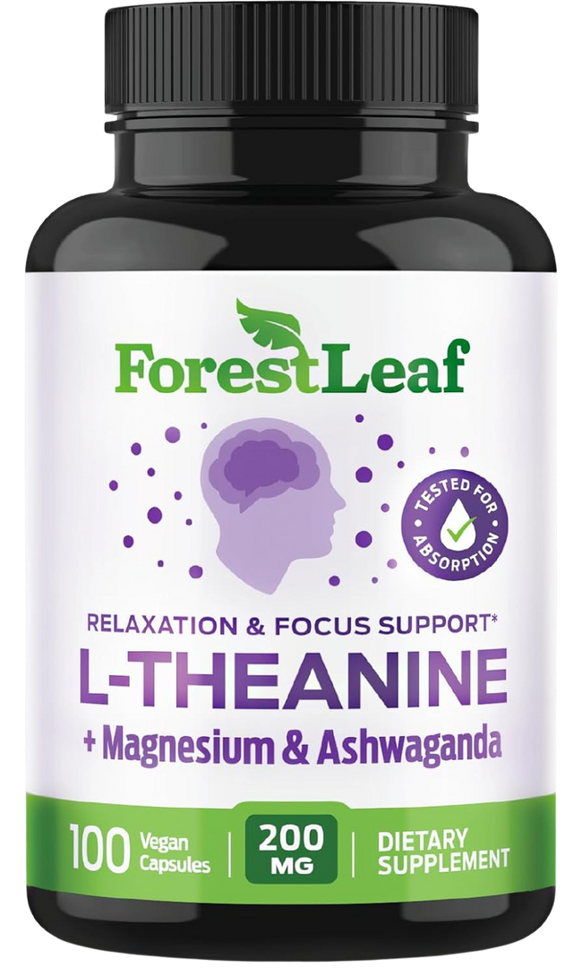 L-Theanine 200mg with Ashwagandha & Magnesium