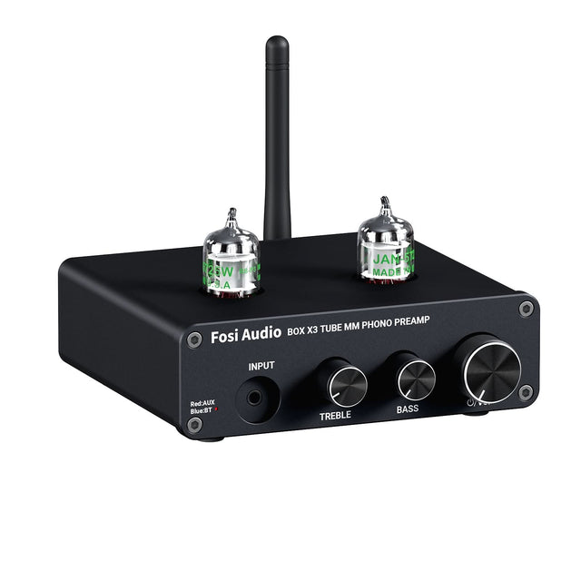 Fosi Audio Box X3 Bluetooth Vacuum Tube Phono Preamp