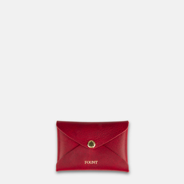 The Envelope Wallet in Cherry