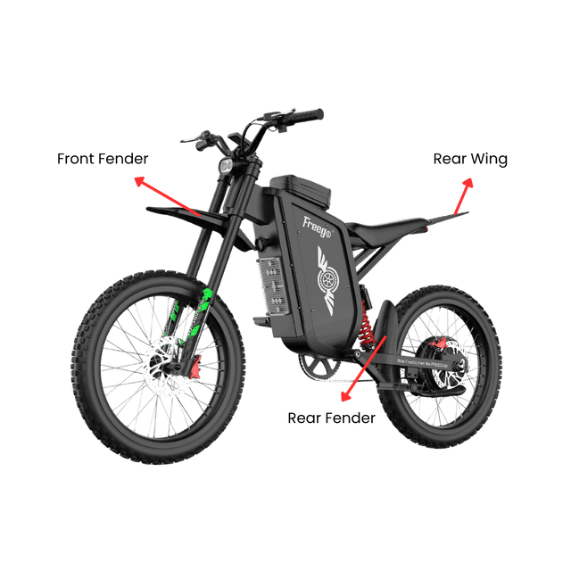 Freego X3 Fender & Rear Wing