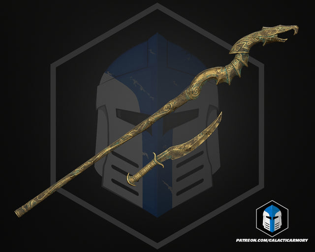 Skyrim Dragon Priest Staff and Dagger - 3D Print Files