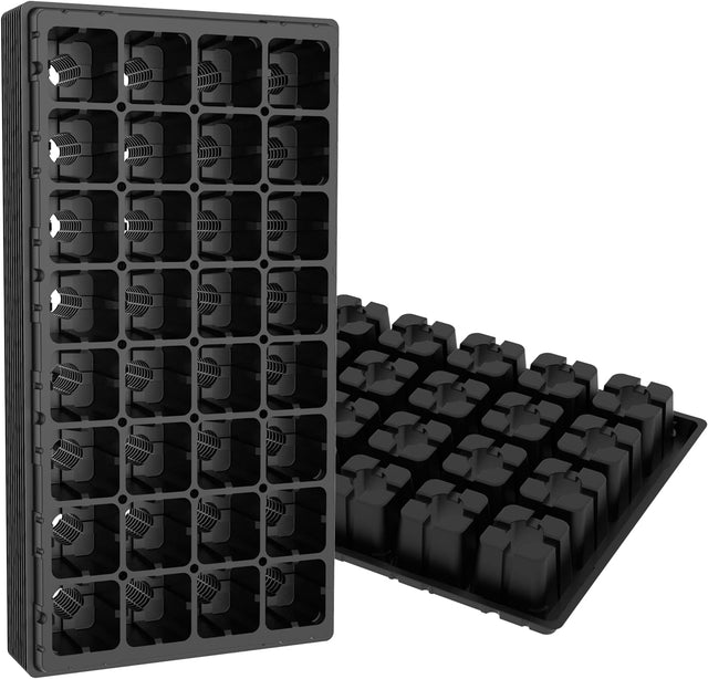 Gardzen 10 Pack 32-Cell Seed Starter Trays