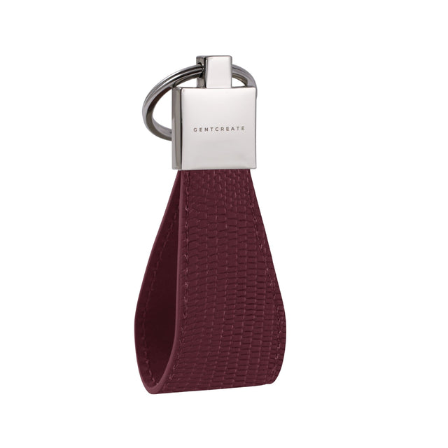 Lizard Leather Keychain