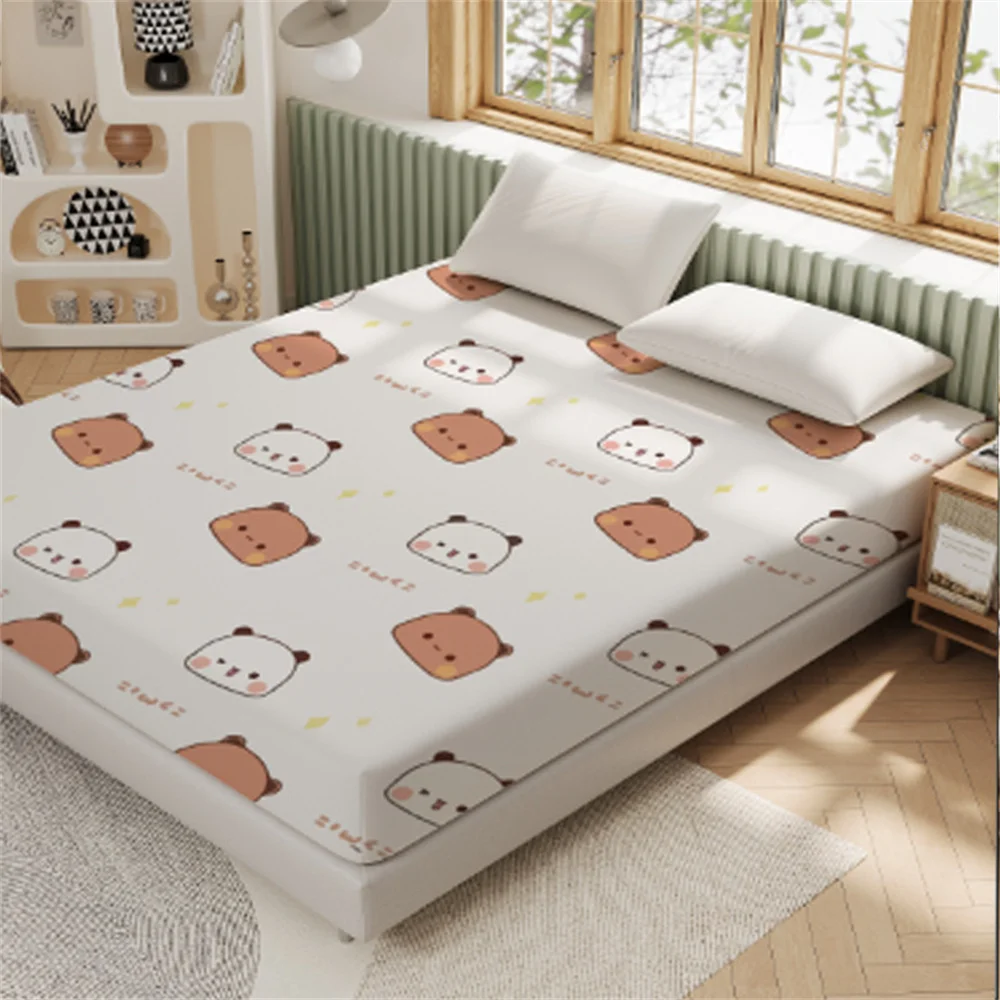 Bubu Dudu Fitted Sheet – Cute Bubu Dudu Soft Elastic Bed Sheet for Cozy Bedrooms