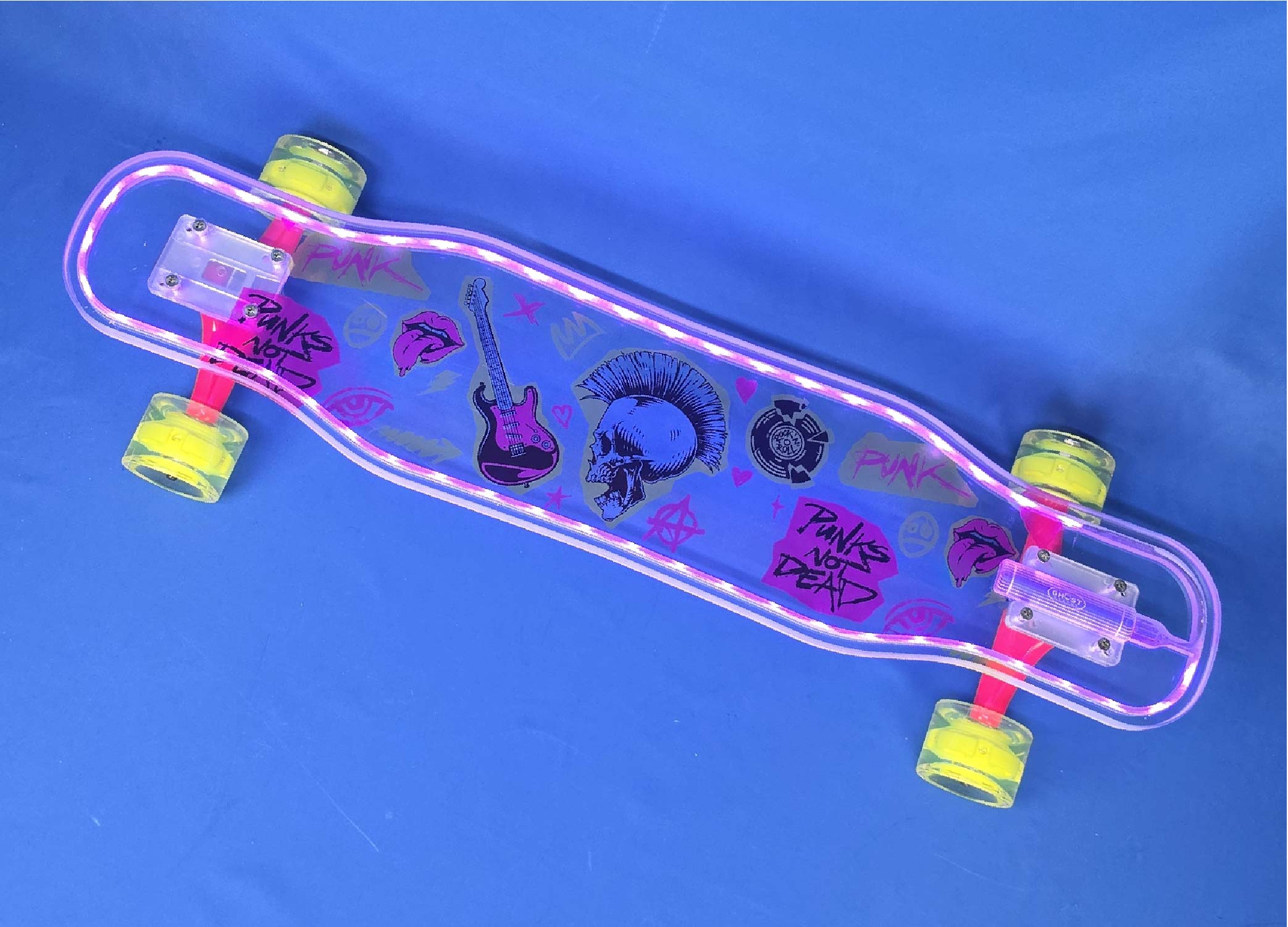 Sk8Mafia Wes Kremer Stained Glass Skateboard Deck 8.5″ x 32″
