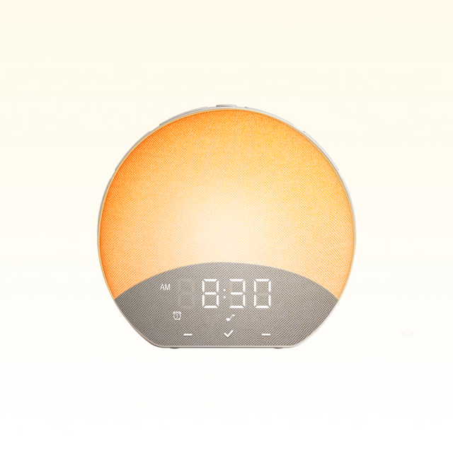 Glocusent Sunrise Alarm N17 with Fabric Finish & White Noise