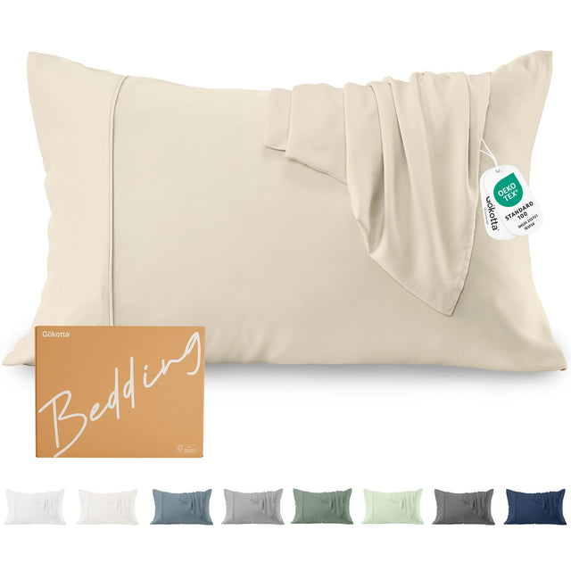 ClassicBreeze™ Cooling Bamboo Pillowcases Set, Dune