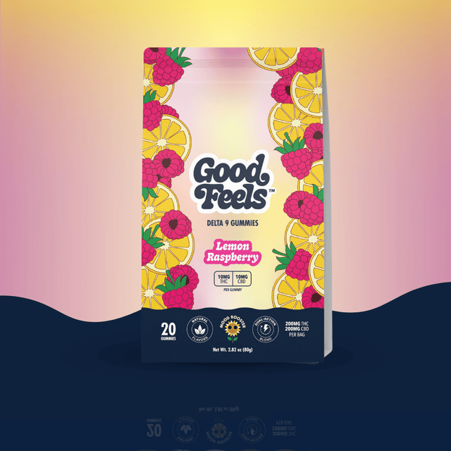 Lemon Raspberry 10mg THC + CBD Gummies