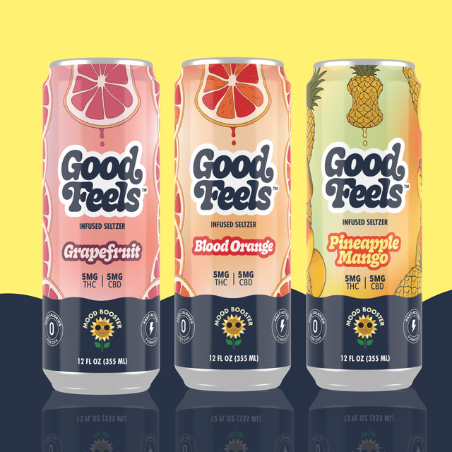 THC Seltzer Variety 18-Pack – 3 Flavors