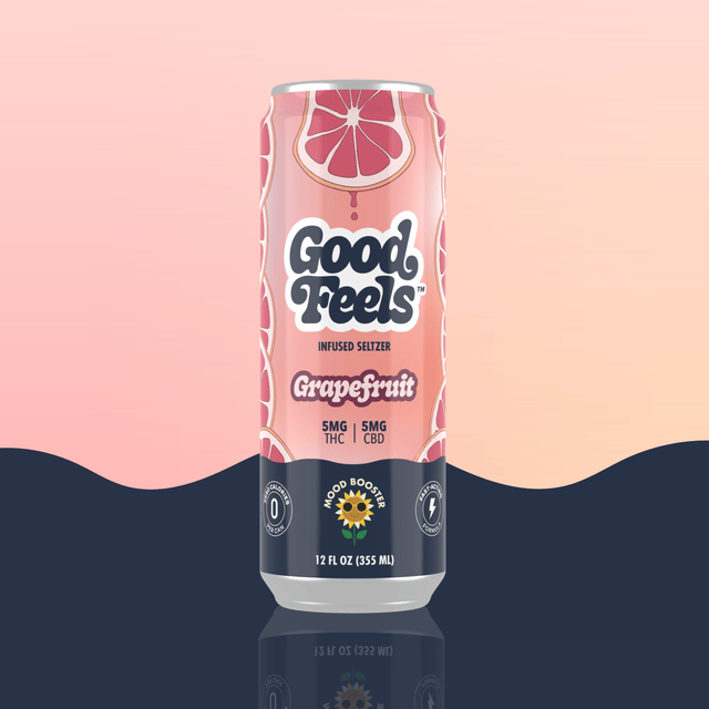 Grapefruit 5mg THC + CBD Seltzer