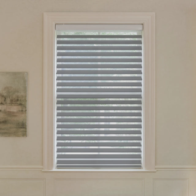Graywind Motorized Shangrila Sheer Shades | Room Darkening