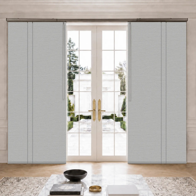 Graywind Manual Blackout Panel Track Blinds | Premium Fabric