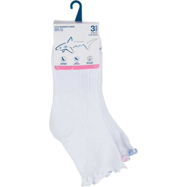 Women's Ruffle Sock (3-Pack)