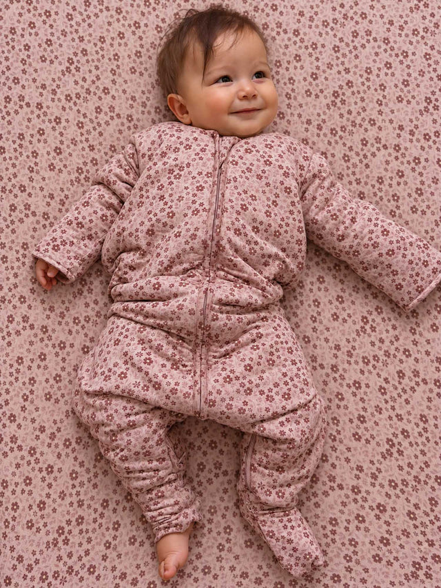Long Sleeve Footie Sleep Sack - Hearts / 2.5 TOG