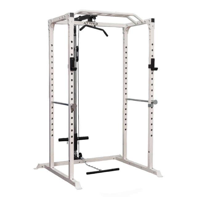 Essential Power Rack - Warrior White (ATTIVO Brand)