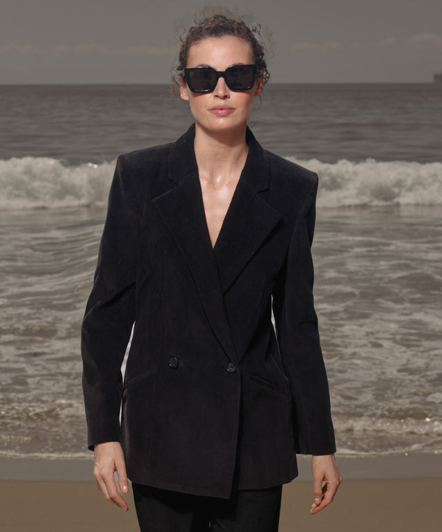 Mars Blazer - Noir Corduroy