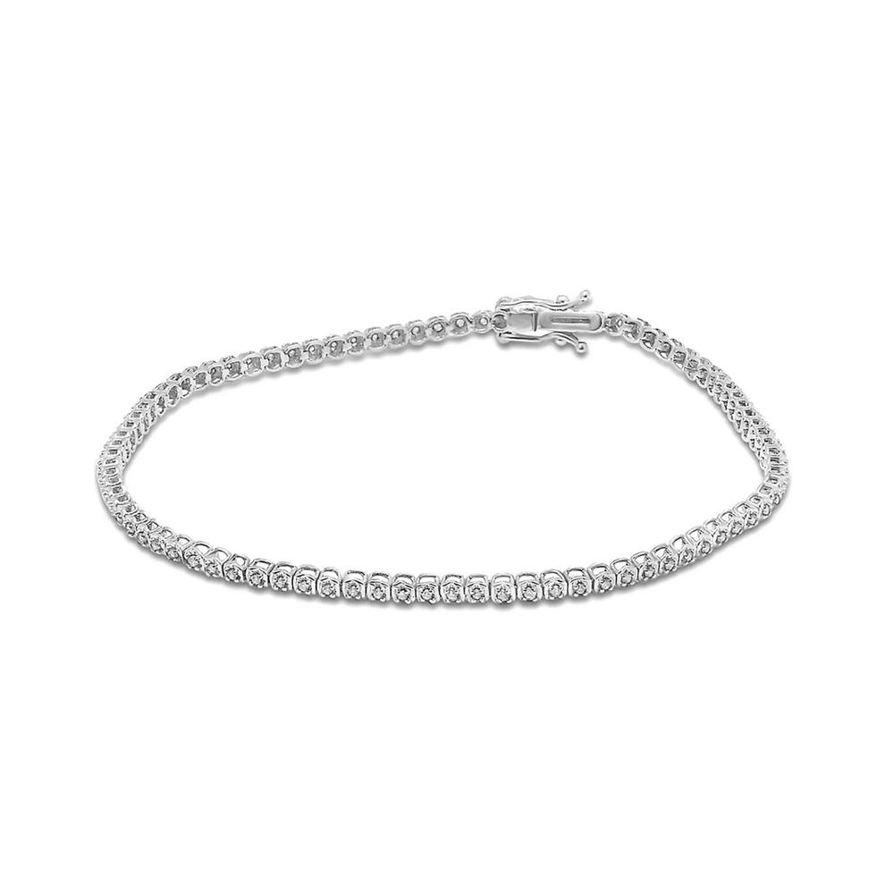 1/4 ct. tw. Diamond Tennis Bracelet in 10K White Gold