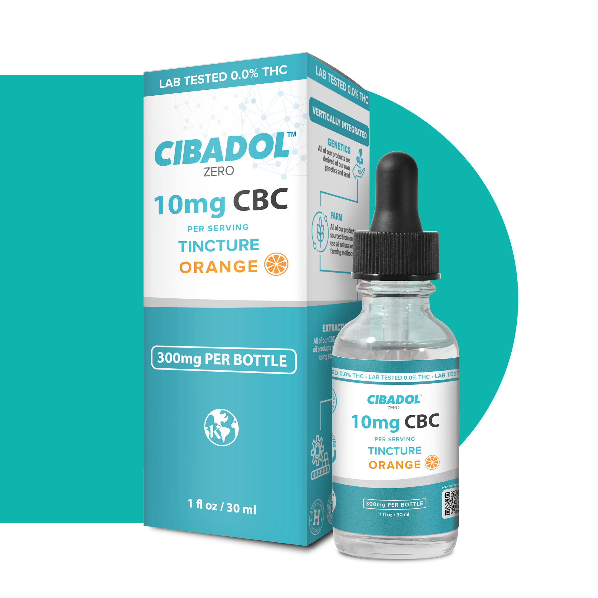 Cibadol Zero CBC Orange Tincture 10mg