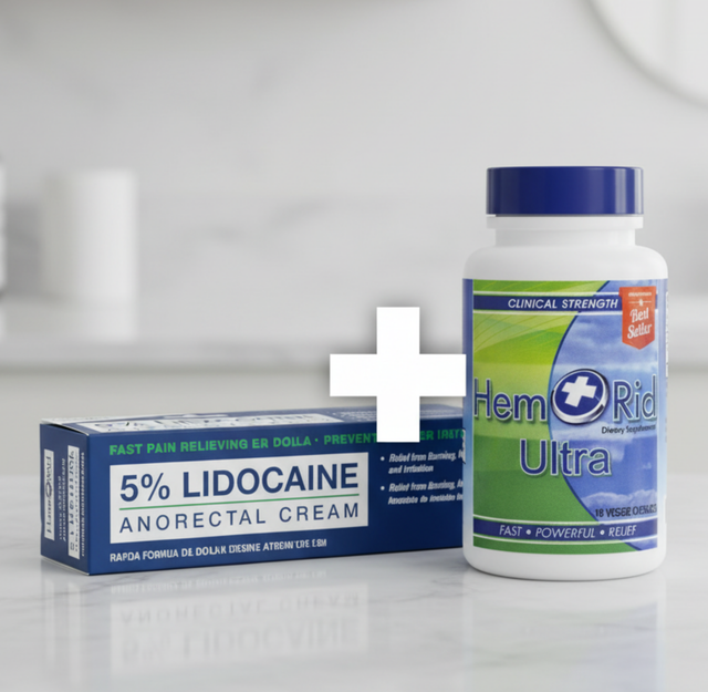 HemRid Ultra + Cream with Lidocaine 5%