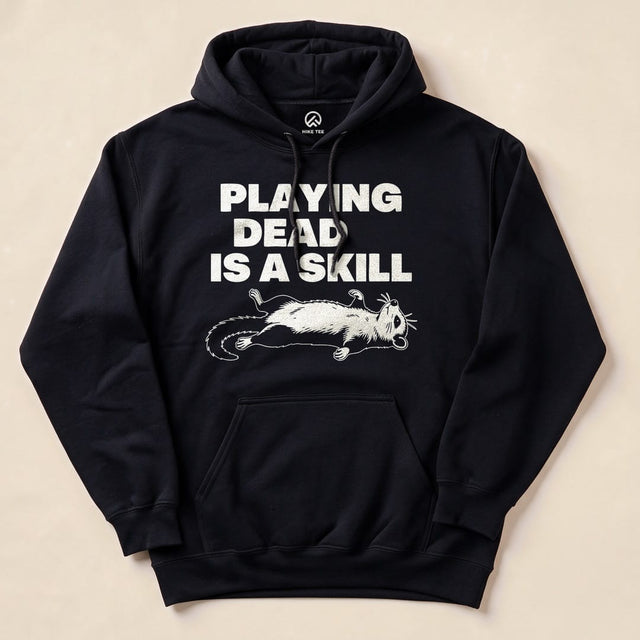 Playing Dead Possum Hoodie
