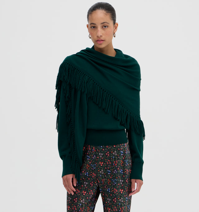 The Amelia Sweater - Pine Green
