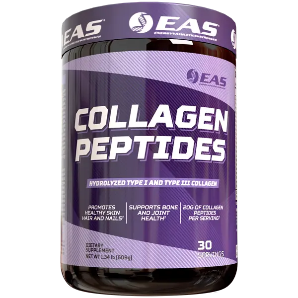 EAS Collagen Peptide Powder  | Hydrolyzed Type I & III | for Healthy Hair, Skin, & Nails | Bone & Joint Health