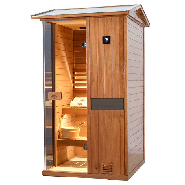 HKXSC 2 Person Outdoor Steam Sauna - 702VT
