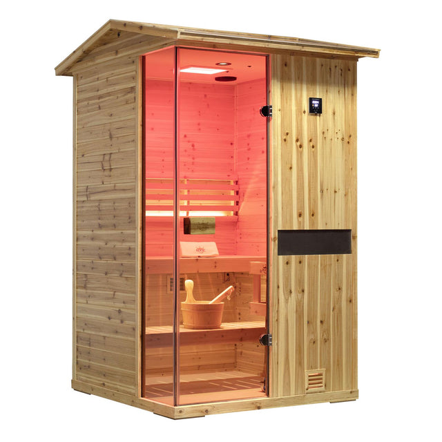 HKXSC 2 Person Outdoor Steam Sauna - 702VS