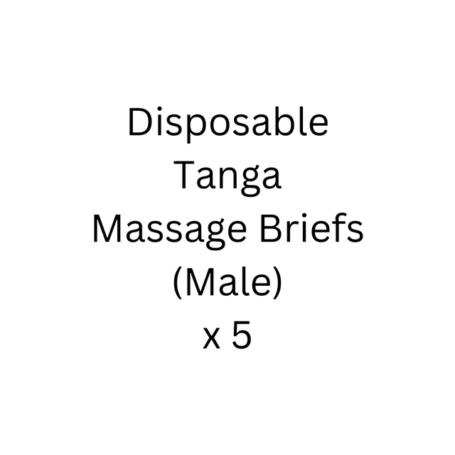 Disposable Tanga Massage Panties (Male) - Pack of 5