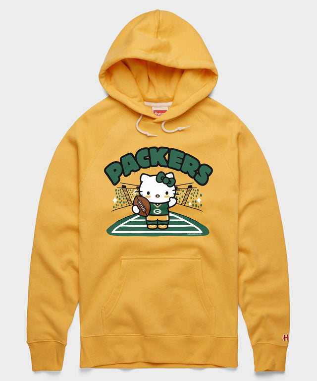 Hello Kitty x Green Bay Packers Football Hoodie