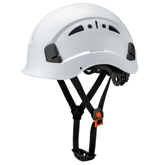 KAYGO KG601 Safety Helmet with Adjustable Fit, Chin Strap, and Vented ABS Shell for Construction and Industrial Use