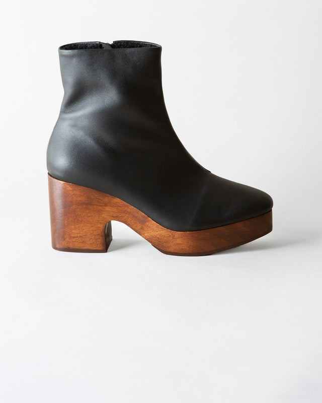 ELIANNA PLATFORM CLOG BOOT COAL NAPPA