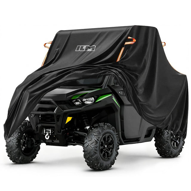 ILM UTV Cover Waterproof Windproof All-Weather Protection Compatible with Can Am Polaris Rhino Kawasaki Hisun 2-3 Seaters Model MC04