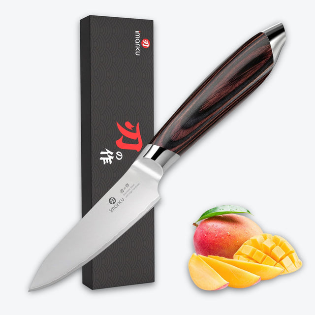 Paring Knife 3.75 Inch High Carbon Stainless Steel Fruit Knife