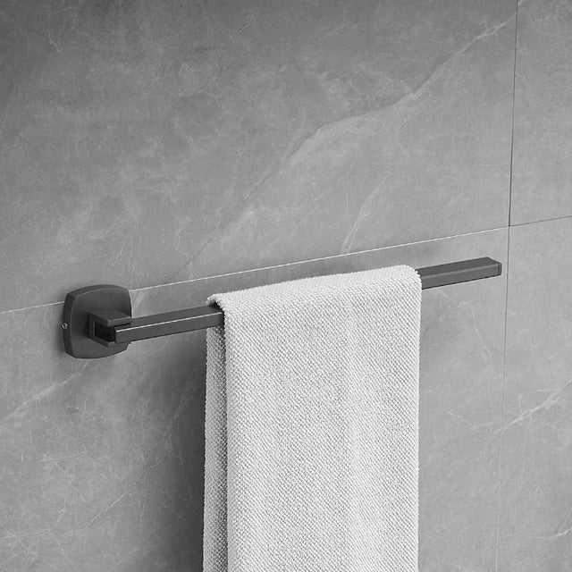 Punch/No Punch Stainless Steel Swivel Towel Bar Rotating Towel Holder