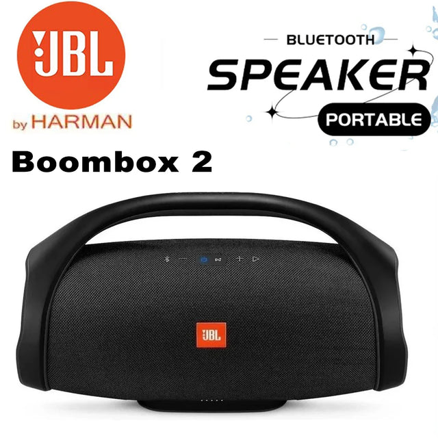 JBL Boombox 2 Portable Wireless Bluetooth Speaker Boombox Waterproof Loudspeaker Dynamics Music Subwoofer Outdoor Stereo