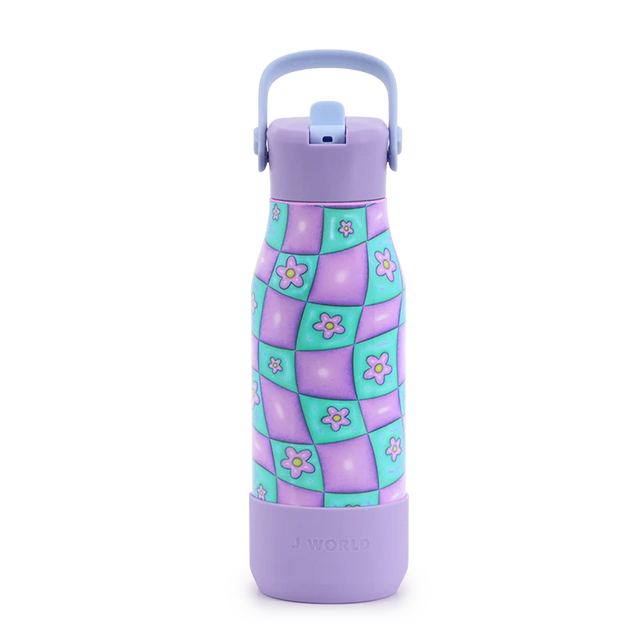 Flowee 22oz Insulated Water Bottle in Puffy Flower