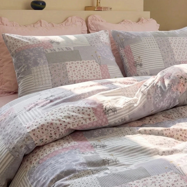 Wildflower Patchwork Duvet Cover Set